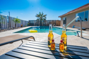 Large Lake Havasu retreat with private heated pool and gameroom for family fun